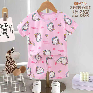 Disney Girls Shorts set Unicorn Girls Shorts Set - Pink