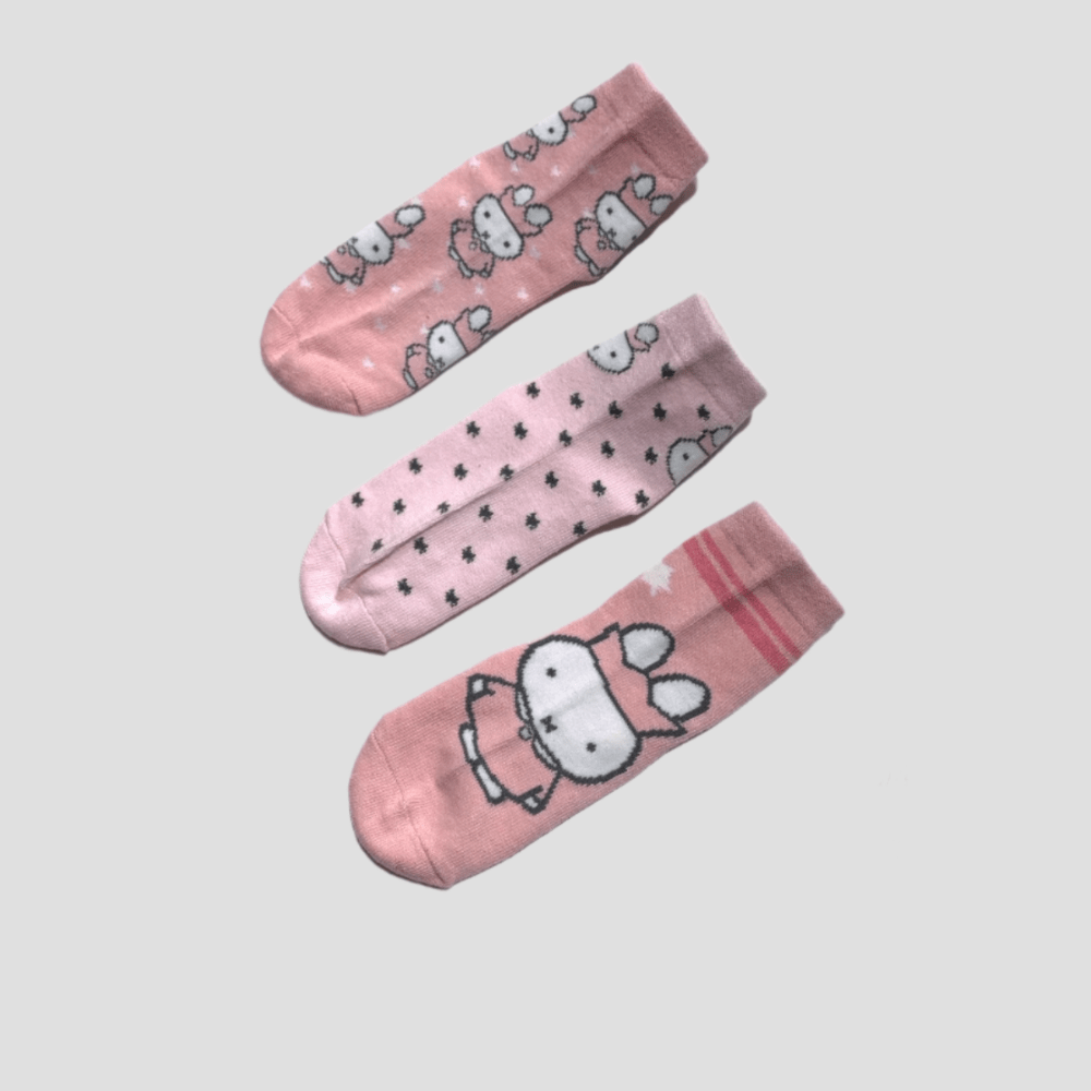 Disney Girls Socks Cute Kitten Girls Socks - Pack Of 3