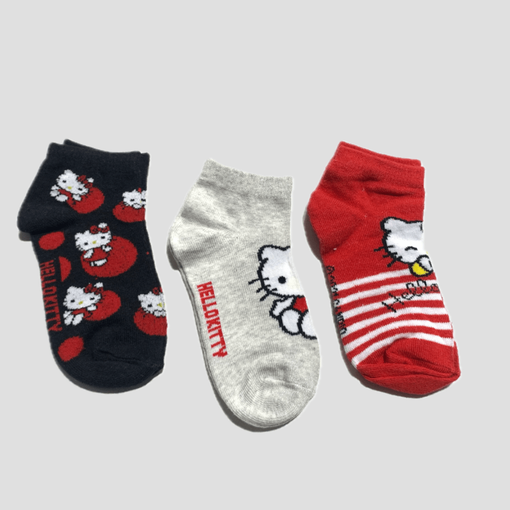 Disney Girls Socks Hello Kitty Girls Socks - Pack of 3