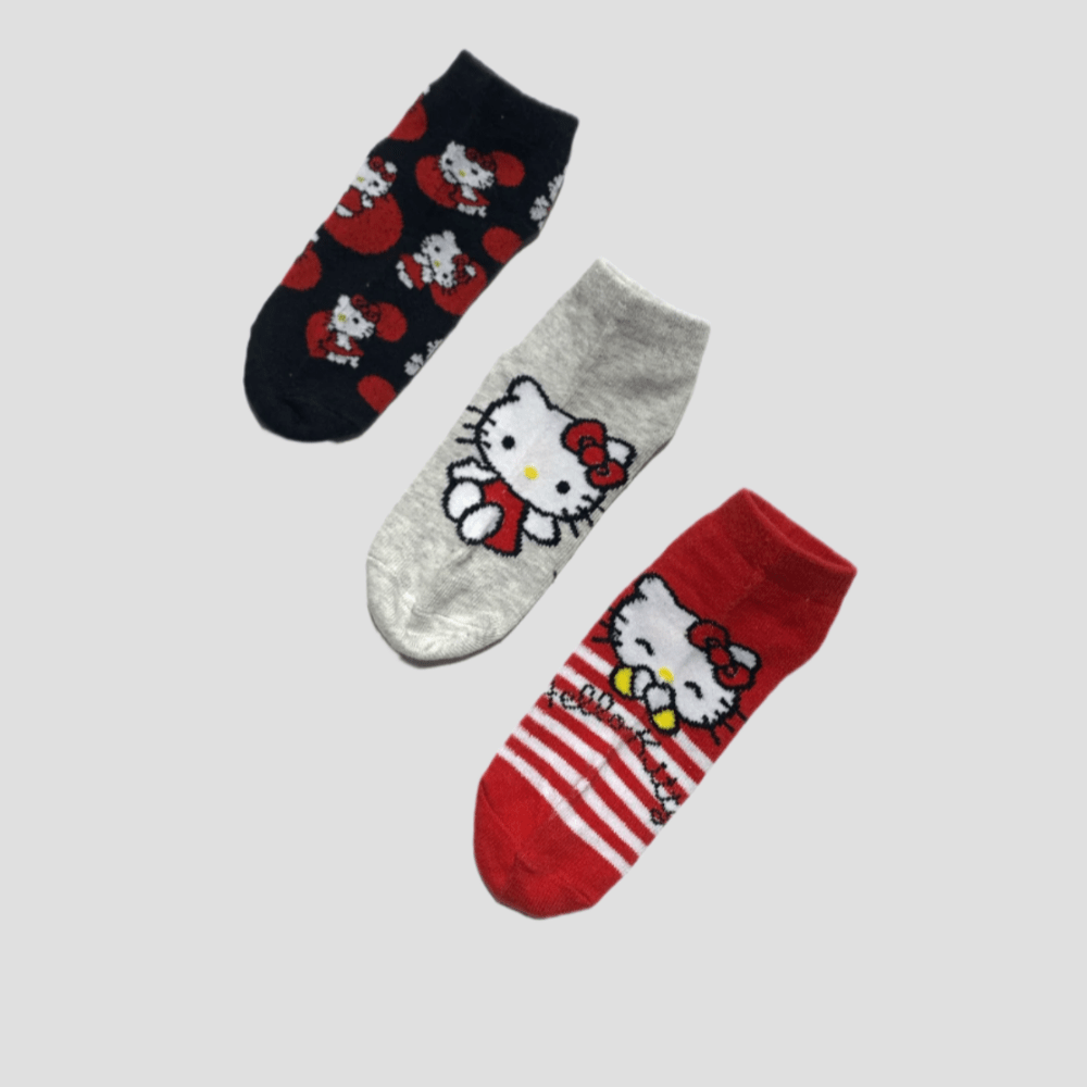 Disney Girls Socks Hello Kitty Girls Socks - Pack of 3