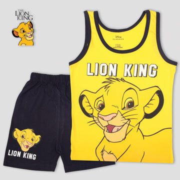 Disney Inner Wears Lion King Boys Innerwear Set - Yellow