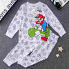 Disney Primark Boys Sets Mario Boys Full Sleeves Pajama Sets- White