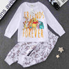 Disney Primark Boys Sets Pooh Boys Full Sleeves Pajama Sets- White