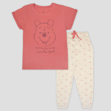 Disney Women Pajama Set Winnie the Pooh Women Pajama Set - Brown