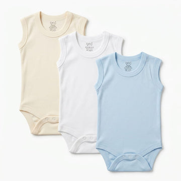 Pastel Color 3pcs Baby Boy Onesie- Pastel