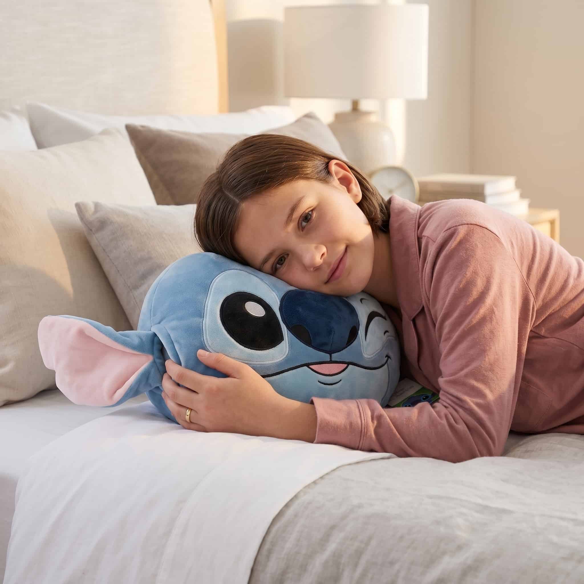 Stitch Hand Pillow - Blue