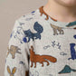 Forest Friends Boy Pajama Set- Grey