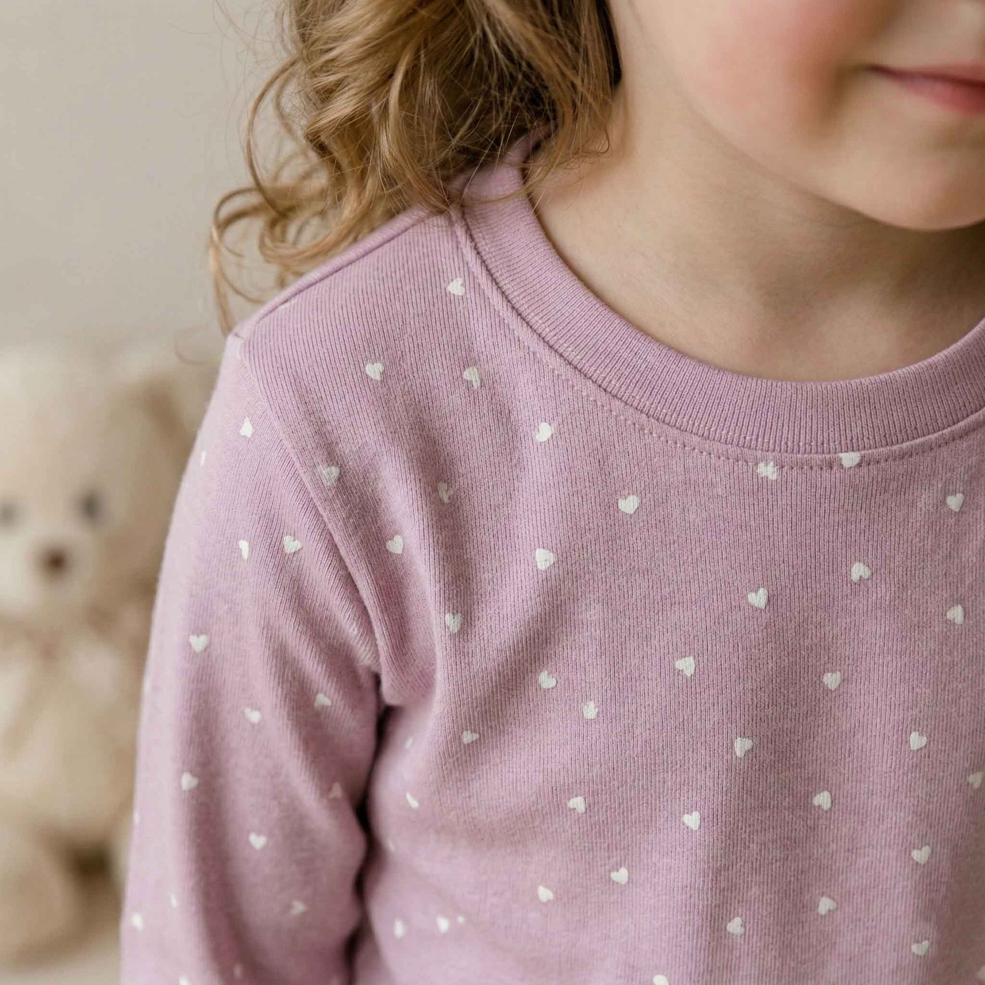 Mama's Pick Girl Pajama Set - Purple