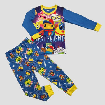 Nickelodean Boys Sets Best Friend Boys Full Sleeves Pajama Set - Blue