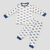 Royal Baby Boy Sets Cars Baby Boy Pajama Set - White-Blue