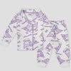 Royal Baby Girl Sets Kuromi Baby Girl Button Pajama Set - White