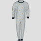 Royal Boys Sets Animals Boys Full Sleeves Pajama Set - Gray