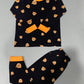 Royal Boys Sets Bear Boys Full Sleeves Pajama Set - Black