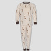 Royal Boys Sets Camel Boys Full Sleeves Pajama Set - Brown