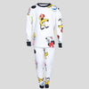 Royal Boys Sets Mickey - Minnie Boys Full Sleeves Pajama Set - White