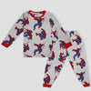 Royal Boys Sets Spiderman Boys Full Sleeves Pajama Set - Grey