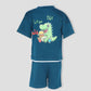 Royal Boys Short Sets Dino Stylish Boys Short Set - Blue