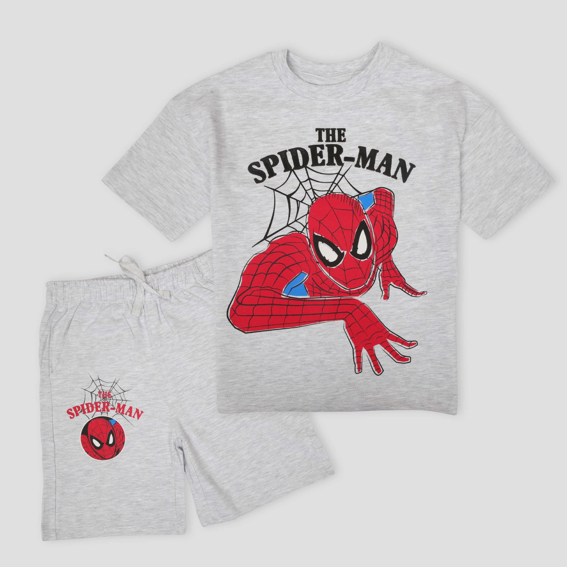 Royal Disney Boys Short Sets 2-3 yr Spiderman Boys Shorts Sets- Grey