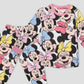 Royal Disney Girls Sets Minnie Girls Full Sleeves Pajama Set- Pink
