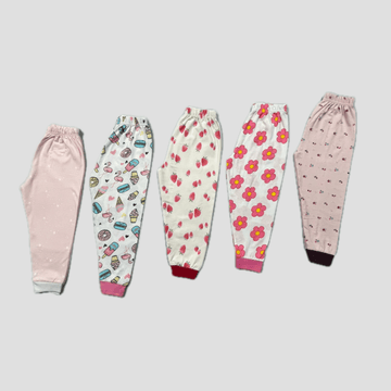 Royal Girls Pajama Bundle 3 yr Girls Pajamas - Pack of 5