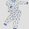 Royal Girls Sets Blossom Breeze Girls Full Sleeves Pajama Set - Blue