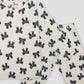 Royal Girls Sets Bow Girls Full Sleeves Pajama Set- Black