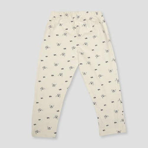 Royal Girls Sets Bunny Girls Button Pajama Set - Offwhite