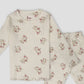 Royal Girls Sets Bunny Girls Full Sleeves Pajama Set - Brown
