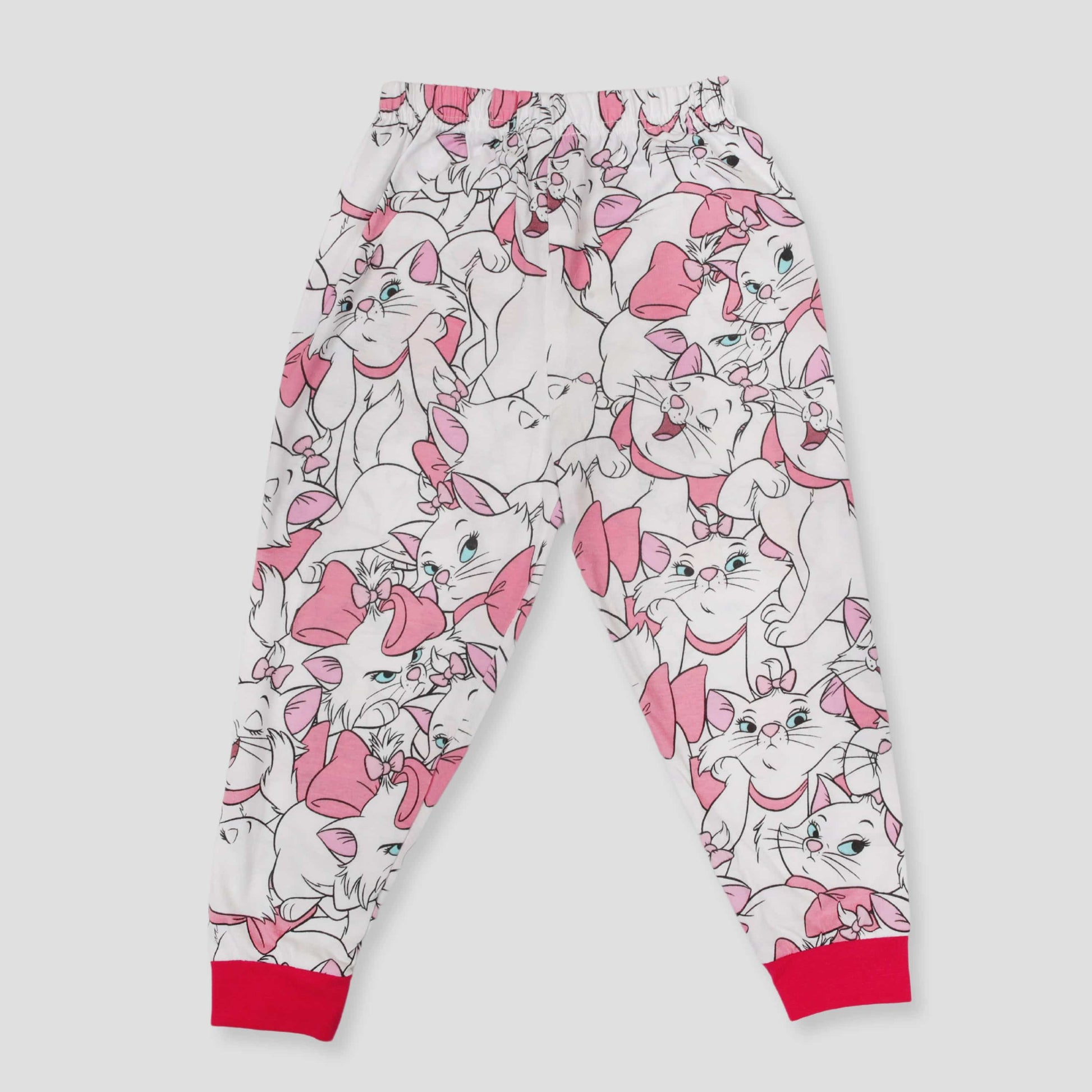 Royal Girls Sets Cat Marie Girls Full Sleeves Pajama Set - Pink
