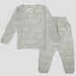 Royal Girls Sets Construction Girls Full Sleeves Pajama Set - Grey