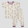 Royal Girls Sets Daisy Girl Pajama Set - Offwhite