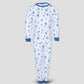 Royal Girls Sets Daisy Girls Full Sleeves Pajama Set - White & Blue