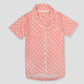 Royal Girls Sets Dotted Girls Button Pajama Set - Peach