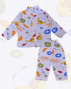 Royal Girls Sets Duck Girls Woven Rayon Button Pajama Set - Beige