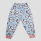 Royal Girls Sets Elephant Girls Full Sleeves Pajama Set - Blue