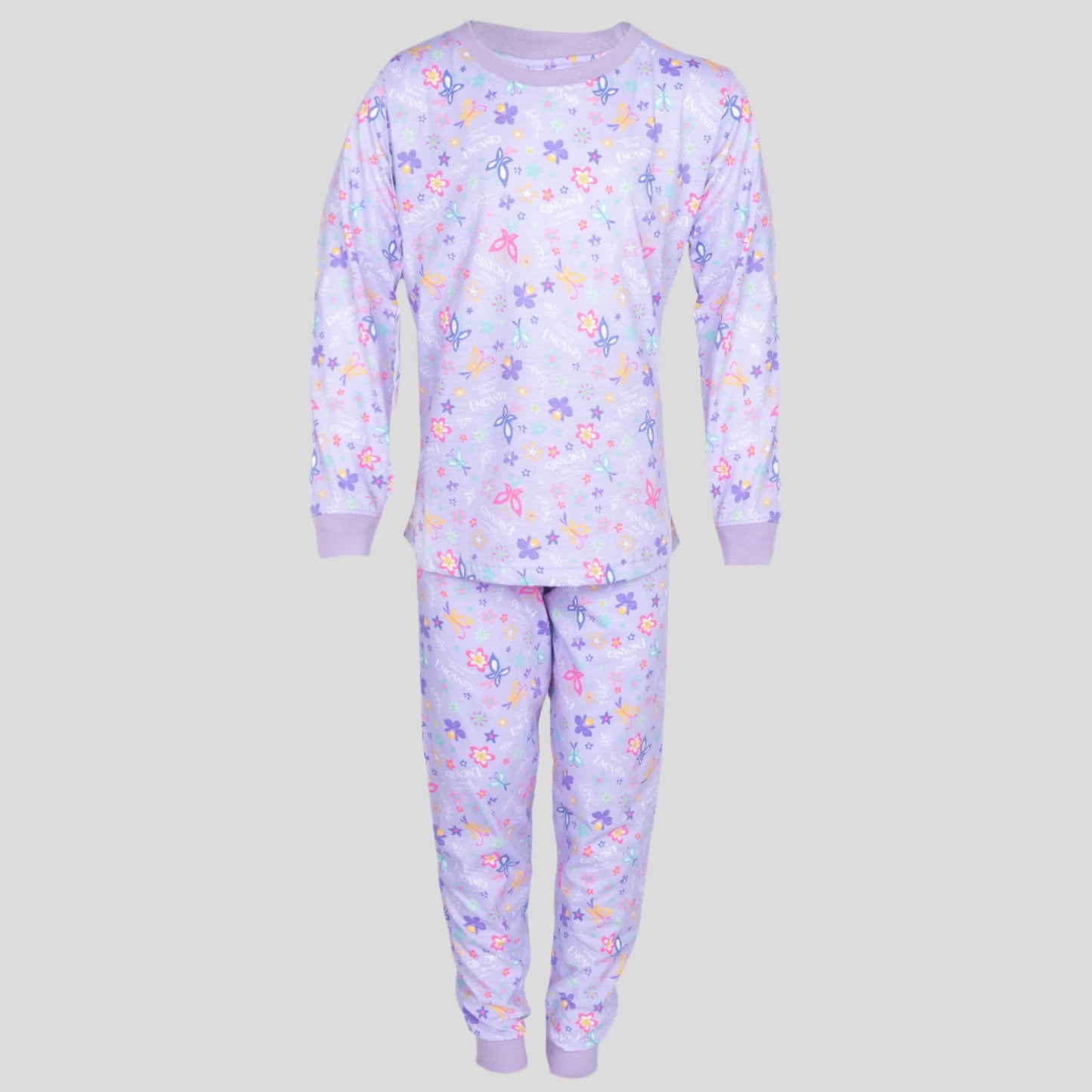 Royal Girls Sets Enchanto Girls Full Sleeves Pajama Set - Lavender