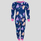 Royal Girls Sets Explore Girls Full Sleeves Pajama Set - Navy Blue