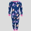 Royal Girls Sets Explore Girls Full Sleeves Pajama Set - Navy Blue