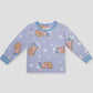 Royal Girls Sets Frozen Girls Full Sleeves Pajama Set - Blue