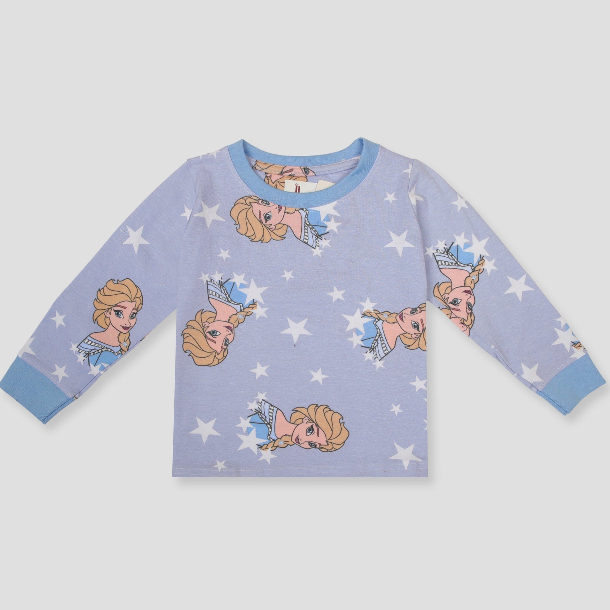 Royal Girls Sets Frozen Girls Full Sleeves Pajama Set - Blue
