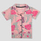 Royal Girls Sets Leaf Girls Button Pajama Set - Pink