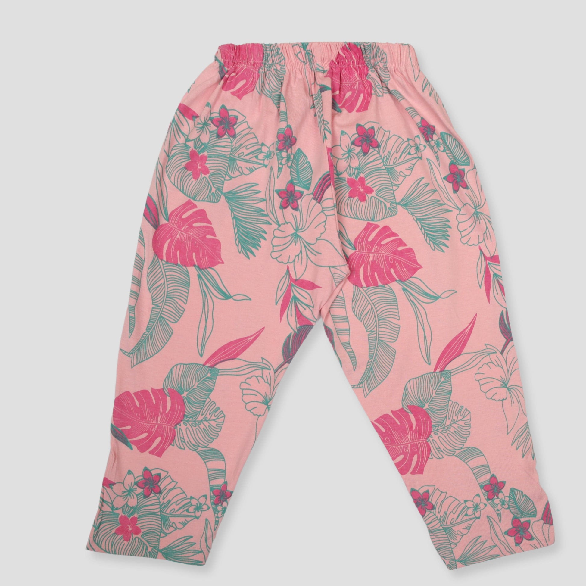 Royal Girls Sets Leaf Girls Button Pajama Set - Pink