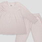 Royal Girls Sets Little Hearts Girls Full Sleeves Pajama Set- Pink
