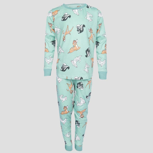 Royal Girls Sets Looney Tunes Girls Full Sleeves Pajama Set - Green