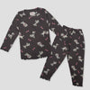 Royal Girls Sets 3 yr Marie Girls Full Sleeves Pajama Set- Black