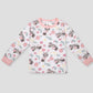 Royal Girls Sets Minnie Girls Full Sleeves Pajama Set - White