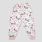 Royal Girls Sets Minnie Girls Full Sleeves Pajama Set - White