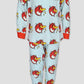 Royal Girls Sets Pot Spill Girls Full Sleeves Pajama Set - Orange