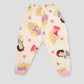Royal Girls Sets Princess Girls Full Sleeves Pajama Set - Cream