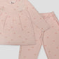 Royal Girls Sets Rainbow Girls Full Sleeves Pajama Set- Pink